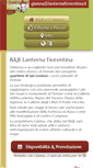Mobile Screenshot of lanternafiorentina.it